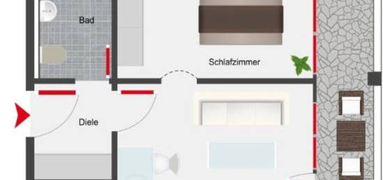 2-Zimmerwohnung in Ingolstadt Nähe "Audi"