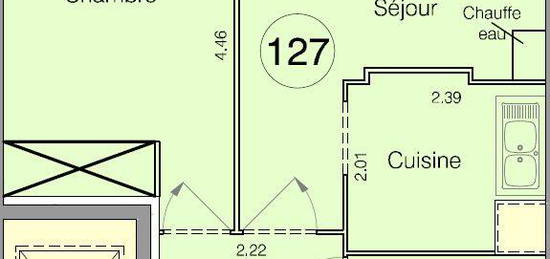 Appartement T2 meublé avec parking souterrain