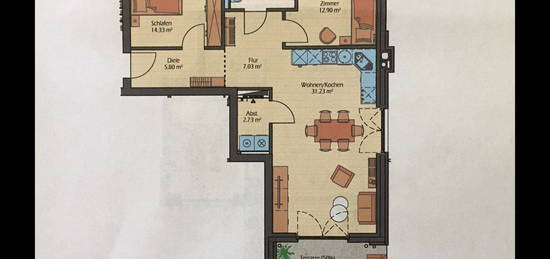 3 Zimmer Wohnung in Probsteierhagen