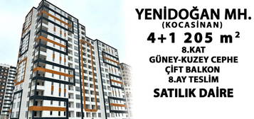 BUF GAYRMENKUL'DEN KOCASNAN YENDOAN'DA SIFIR 4+1 195 m2 GNEY-BATI CEPHE KE SATILIK DARE