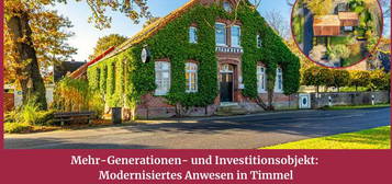 Mehr-Generationen- und Investitionsobjekt: Modernisiertes Anwesen in Timmel