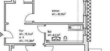 Nachmieter 4 Raum Wohnung mit Balkon