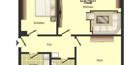 Demnächst frei! 3-Zimmer-Wohnung in Unna Süd