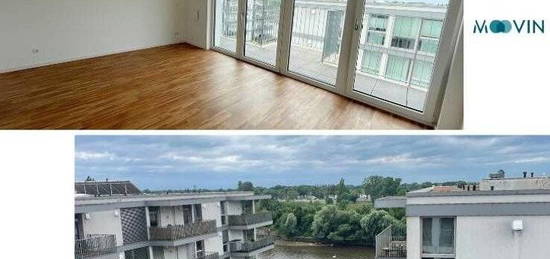 Balkon mit Weserblick - Moderne 2-Zimmer-Wohnung sucht Singles oder Paare!