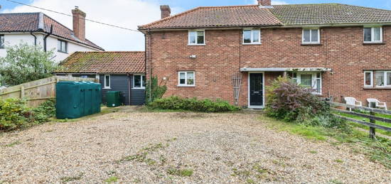 Semi-detached house for sale in St. James Lane, St. James South Elmham, Halesworth IP19