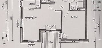 Helle 2-Zimmerwohnung, 4. OG, Neuwertig