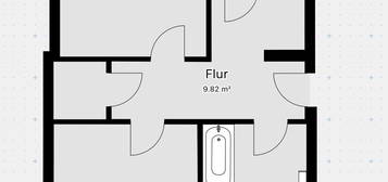 Mietwohnung 2,5 Zimmer EG inkl. Einbauküche + Lampen TOP Zustand