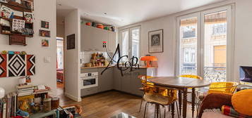 M° Jules Joffrin  rue Ordener  2 p. 34 m² Loi Carrez