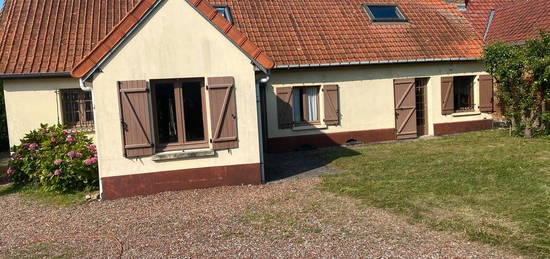 Maison de 80 m2 avec jardin de 1300 m2 en Baie de Somme