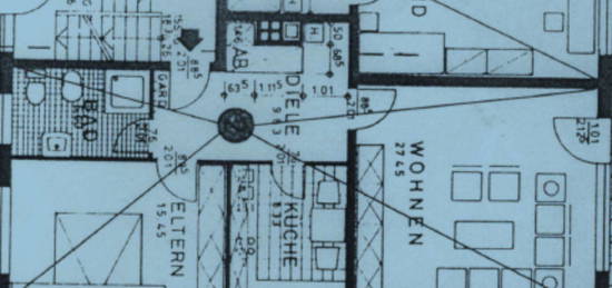 Kernsanierte 2-Zimmerwohnung in Gütersloh