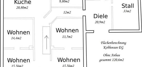 4zkb Garten in kobbensen zu vermieten