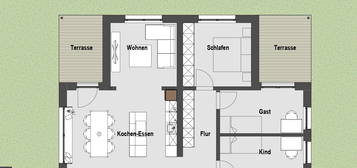 Familienwohnung mit maximaler Flexibilität