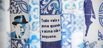 AlfamaKey 6 of 6 - BLUE and POETIC TILES in LISBON