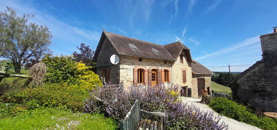 Charmant ensemble de bâtiments en pierre à vendre à Jumilhac le Grand. Plus d'un demi hectare