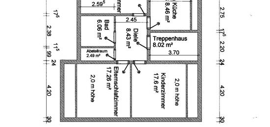 Freundliche 3-Zimmer-DG-Wohnung mit Balkon in Vöhringen