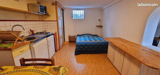 Studio meublé étudiant 21m² rdc