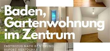 Geräumige 2-Zimmer Gartenwohnung im Herzen von Baden