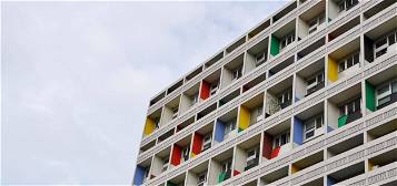 Loftwohnung mit Panoramablick im Corbusierhaus für drei Jahre befristet.