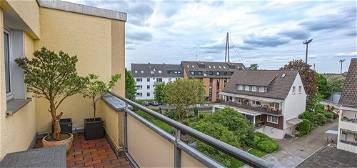 Attraktive Kapitalanlage in Ratingen-Mitte:2 Zimmer,2 Balkone,Garage, komplett möbliert inkl. Küche!