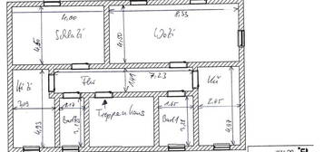 Vermiete grosse 3-Raumwohnung im DG, 2.OG in der Waldemarstr.