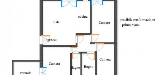 Quadrilocale in vendita in via Giuseppe di Vittorio, 26