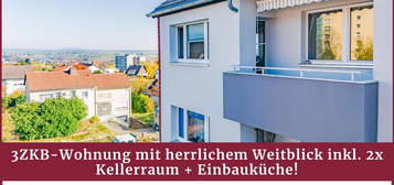 Helle 3ZKB-Wohnung inkl. Südbalkon und herrlichem Weitblick zu beiden Seiten