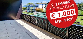 Mit Wohnbauförderung: 2-Zimmer Terrassenwohnung (Bezugsbereit)