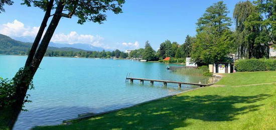 Großzügige Gartenwohnung mit Blick auf den Wörthersee