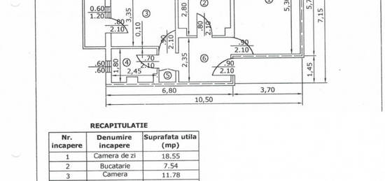 Paltinis - str Sipote 2 camere dec et 4