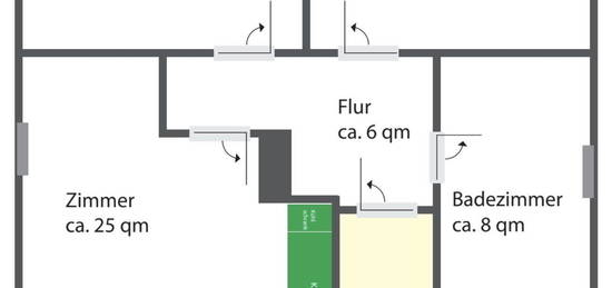 Moderne 2,5 Zimmer-Wohnung in Top-Lage