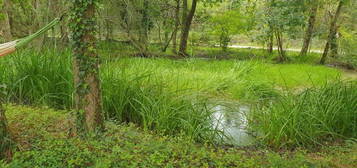 Propriété entre forêt et océan