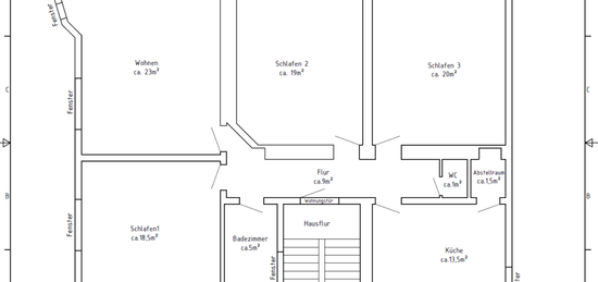 Schöne Altstadt Wohnung auf der Steinstrasse