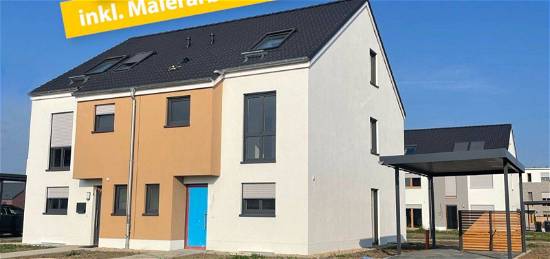 BEZUGSFERTIG-Familieneigenheim inkl. Eigentumsgrundstück: 5-Zimmer-Doppelhaushälfte in Wolfsburg
