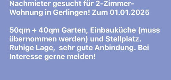 Nachmieter gesucht in Gerlingen