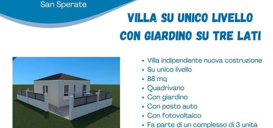 (s)- Villa unico livello nuova costruzione