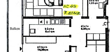 3-Zimmer-Wohnung mit Balkon in Mönchengladbach Hardt