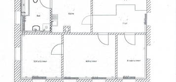 3-Raum Wohnung mit separatem Eingang